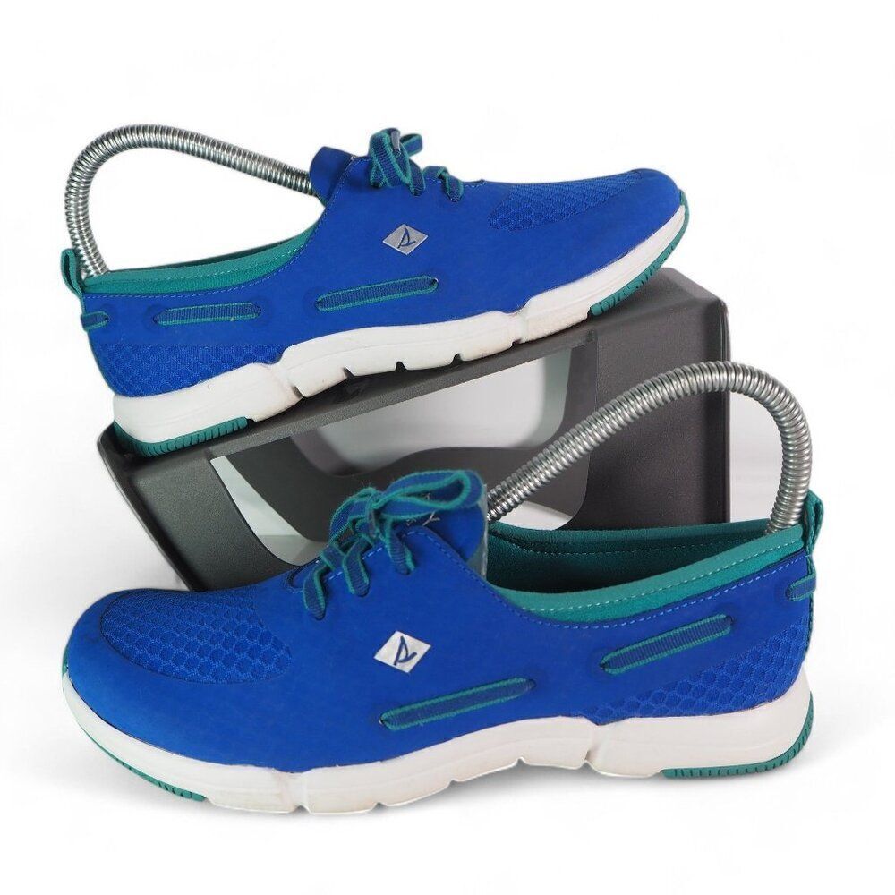 Sperry Top-Sider Ripple Rush Mesh Slip-on Sneakers Blue STS95481 Women's‎ 6M